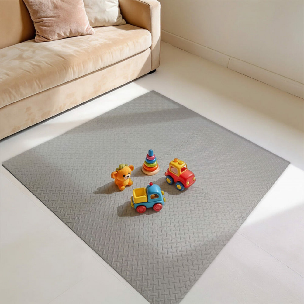 Напольное двустороннее покрытие GREY та BLACK 60*60cm*2cm (D) SW-00001843 SW-00001843