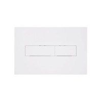 Клавіша змиву Qtap Standard 152x236x28 мм, White, лінійна QTSTD164W49471