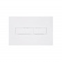 Клавіша змиву Qtap Standard 152x236x28 мм, White, лінійна QTSTD164W49471 SD00055595