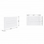 Клавіша змиву Qtap Standard 152x236x28 мм, White, лінійна QTSTD164W49471 SD00055595