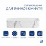 Раковина накладна Qtap Tern Раковина накладна 610x350x135 мм, Marble, прямокутна, з донним клапаном QTTER188MR49791 SD00055915
