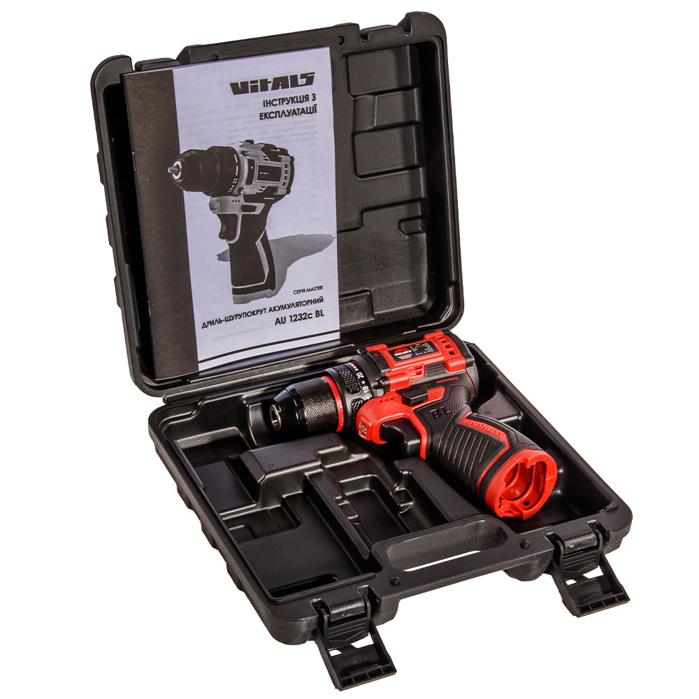 Дриль-шурупокрут акумуляторний Vitals Master AU 1232c BL 000235675