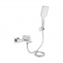 Змішувач для ванни Qtap Crow з душовим гарнітуром QTCRO259CRM48646 Chrome SD00054770