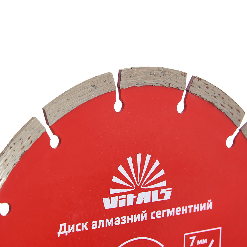 Диск алмазний Vitals сегментний 180х22.2х7 мм 000168122