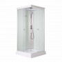 Душовий бокс Lidz Kubis SB90x90.SAT.LOW.FR, скло Frost 4 мм SD00055513