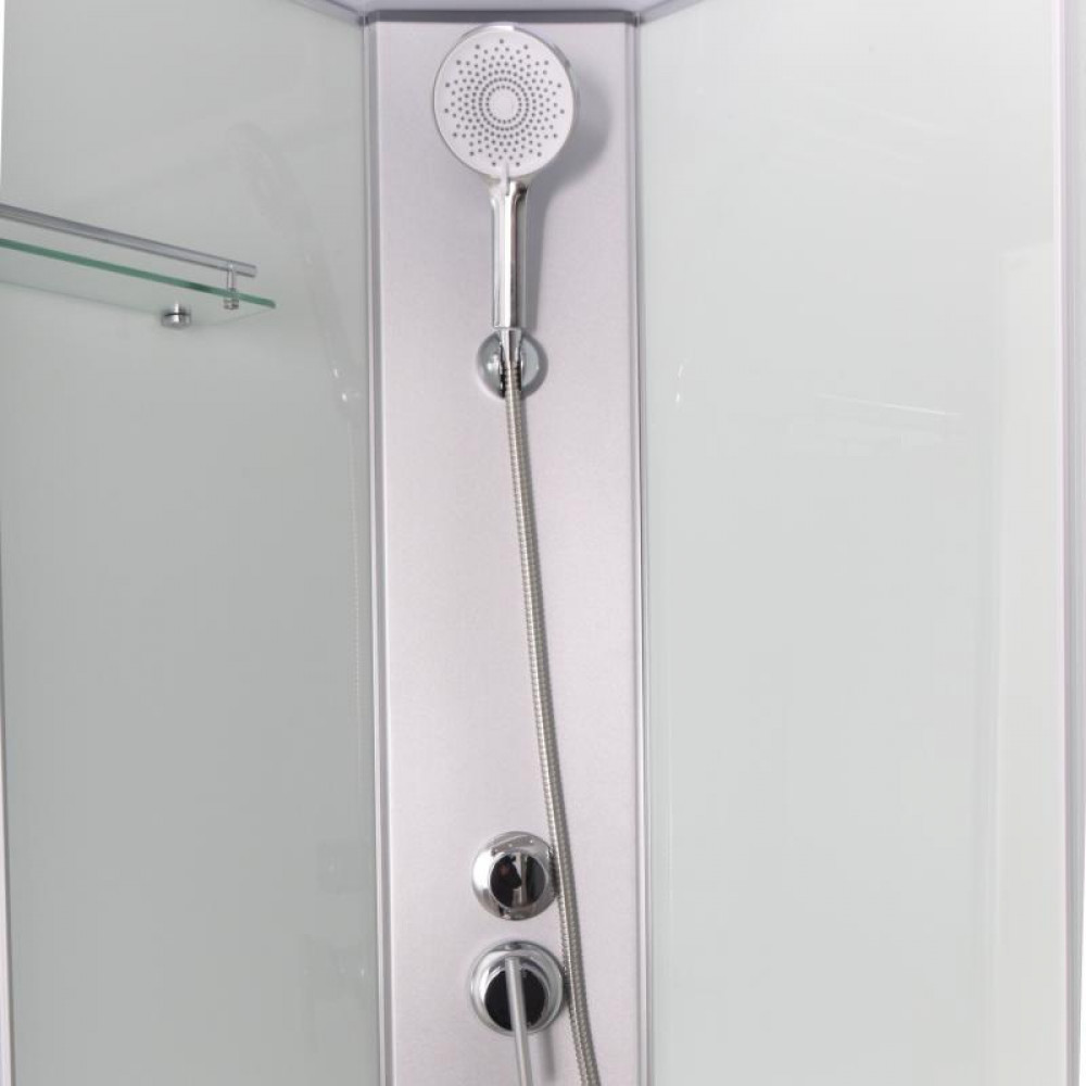 Душовий бокс Lidz Kubis SB90x90.SAT.LOW.FR, скло Frost 4 мм SD00055513