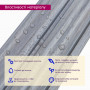 Рейка декоративная PS 2900х119х12мм Серое дерево SW-00002142- SW-00002142
