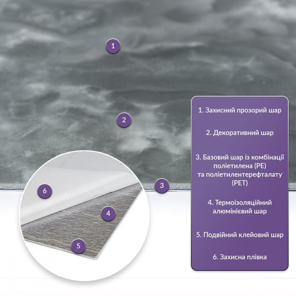 Самоклеящаяся стеновая PET плитка 600х300х2мм SW-00002725 SW-00002725