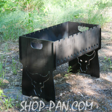 Мангал розбірний з індивідуальним гравіюванням - на подарунок