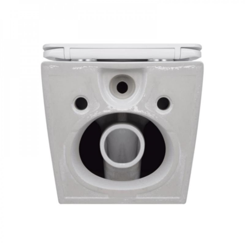 Готове рішення Qtap для ванної кімнати: підвісний унітаз Jay Rimless 485x360x320 + комплект інсталяції Standard (лінійна клавіша Chrome) SD00057706