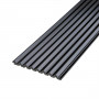 Рейка декоративная PS 2900х120х11мм Черная SW-00002148 SW-00002148