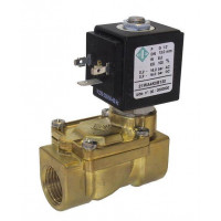 Клапан електромагн. 21WA4KOB130 НЗ, 1/2", Рвх-Рвих=0,2-16ат, Тмакс. =90С,  24 В перем. , 50 Гц