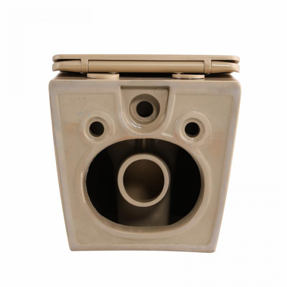 Унітаз підвісний Qtap Robin Ultra Quiet 520×365×340 мм, Beige, з сидінням Slim Duroplast / Soft-close / Quick Release QTROB26SB48997 SD00055121