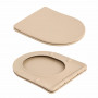Унітаз підвісний Qtap Robin Ultra Quiet 520×365×340 мм, Beige, з сидінням Slim Duroplast / Soft-close / Quick Release QTROB26SB48997 SD00055121