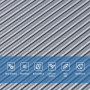 Панель 3D 700х700х4мм Серебро SW-00001952 SW-00001952
