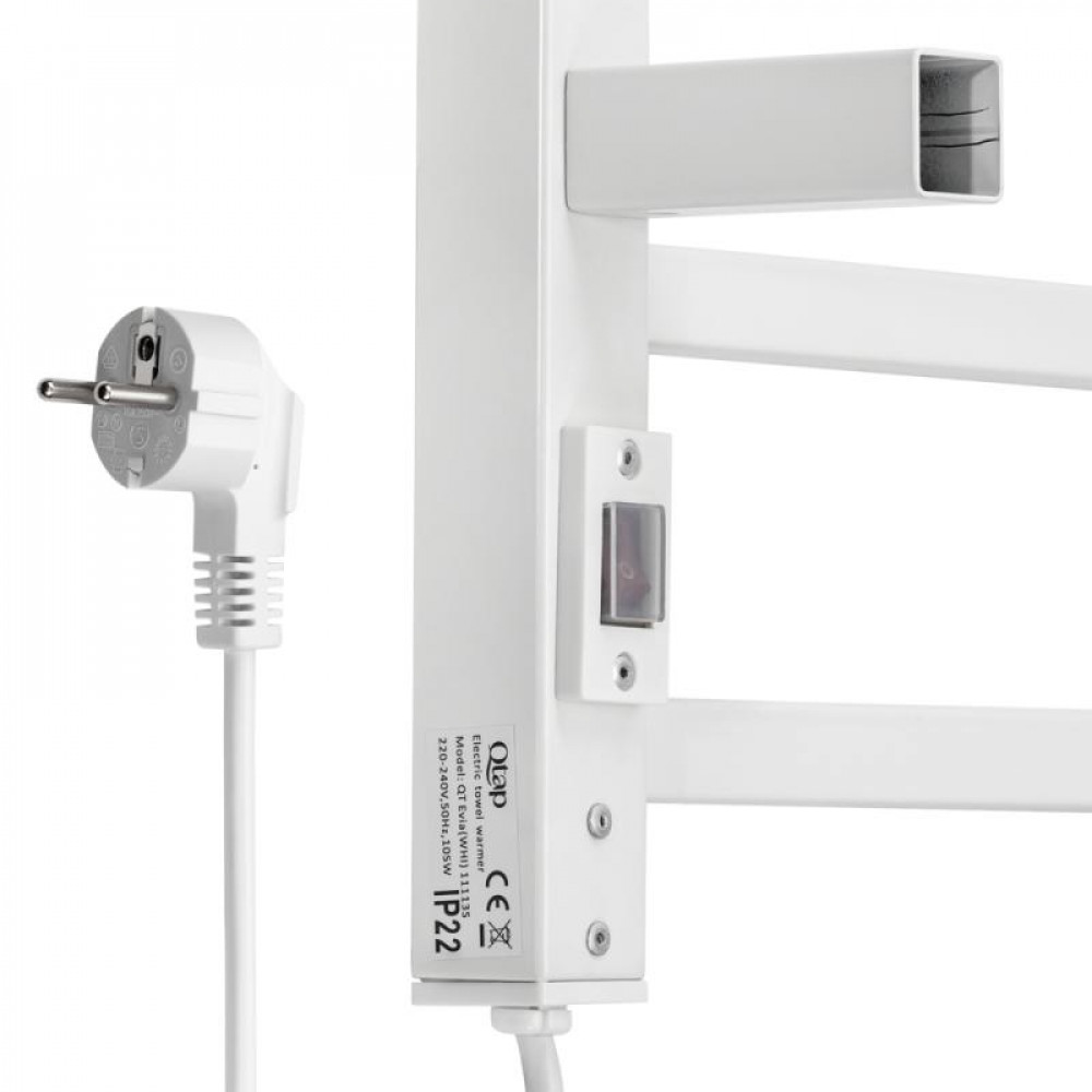 Сушарка рушників електрична Qtap Evia (WHI) 11113S SD00041462