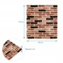 Панель стеновая 3D (346-2) 700х770х2мм Классический кирпич SW-00001915 SW-00001915