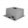 Мийка для кухні інтегрована Lidz Handmade H4545HB Decor Black PVD Honeycomb 2,5/0,5 мм LDH4545HDECBLM49438 SD00055562