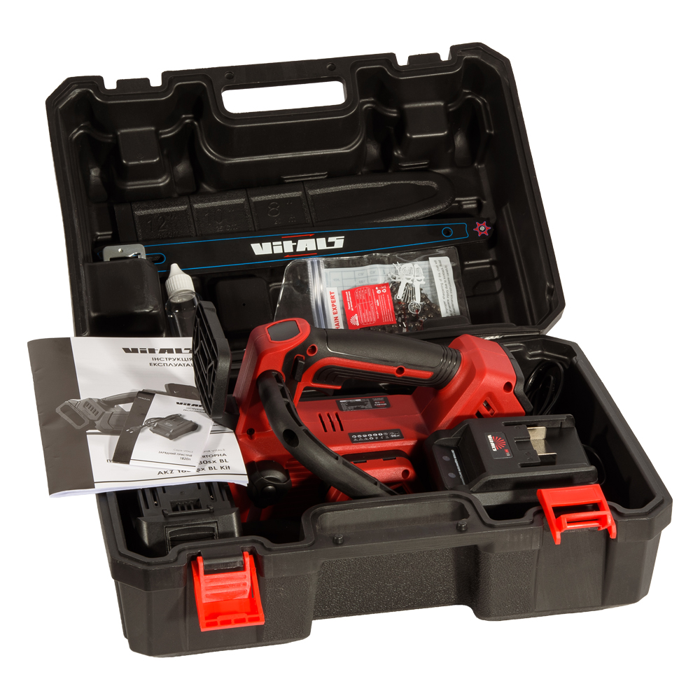 Пила ланцюгова акумуляторна Vitals AKZ 1830sx BL Kit 000241130