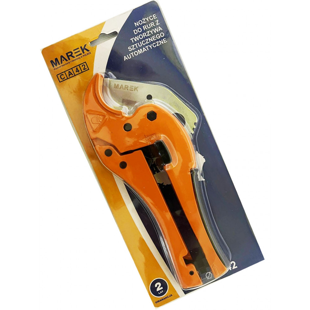 Напівавтоматичні ножиці MAREK для пластикових труб до Ø 42 мм (CA-42) CA-42