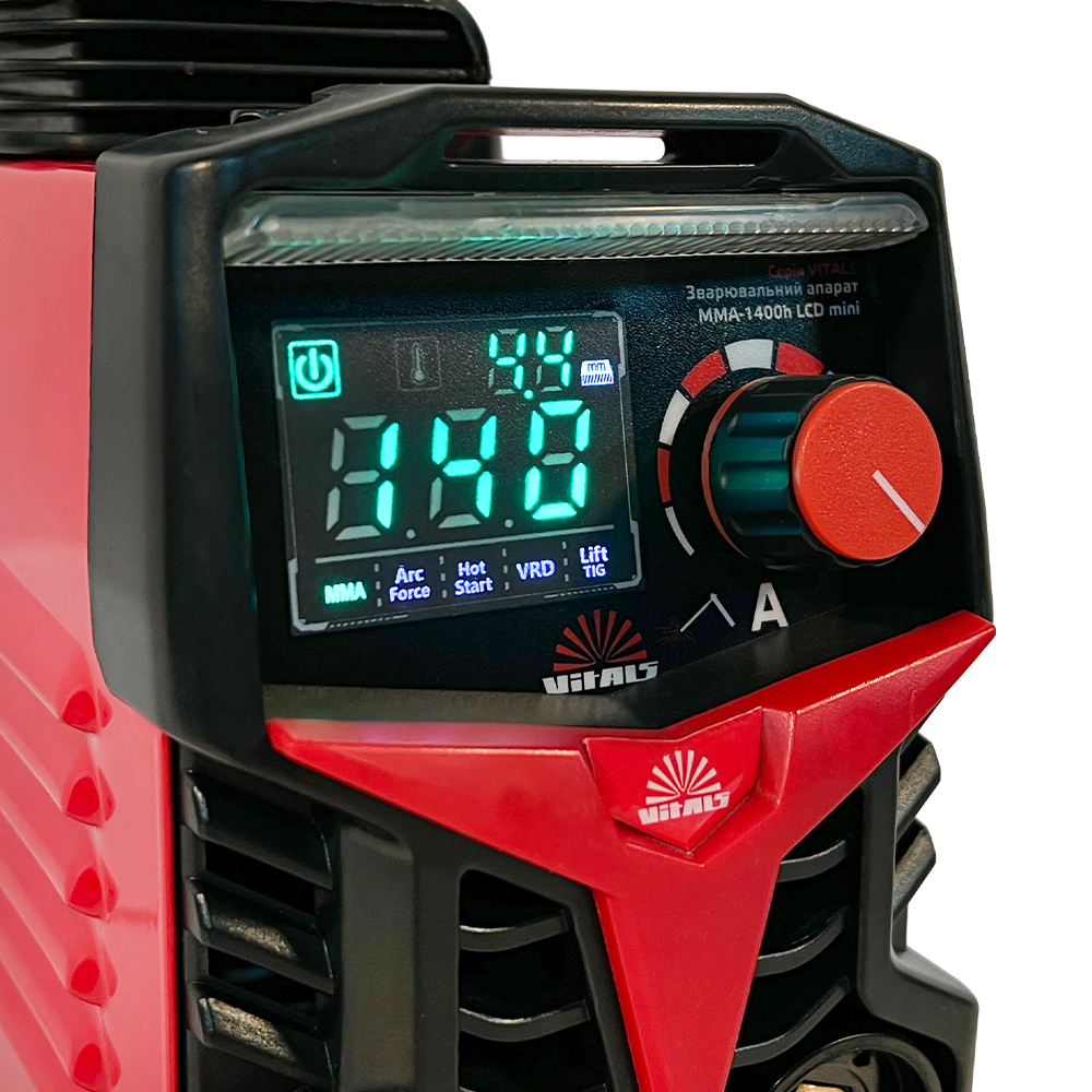 Зварювальний апарат Vitals MMA-1400h LCD mini 000237594