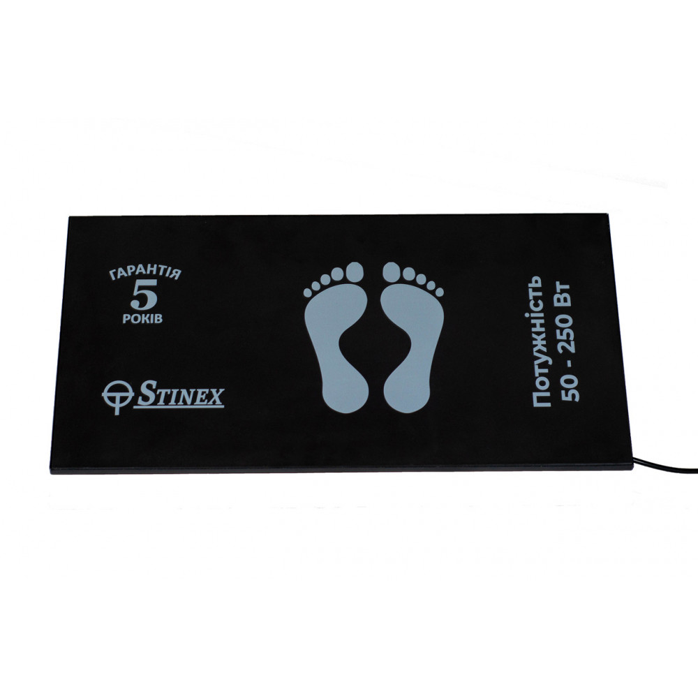 Електричний нагрівач для ніг Stinex, Ceramic 50-250/220 in floor Black Cer50-250if(02)