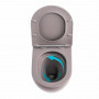 Унітаз підвісний Qtap Robin Ultra Quiet 520×365×340 мм, Stone grey, з сидінням Slim Duroplast / Soft-close / Quick Release QTROB26SG48996 SD00055120