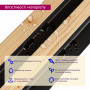 Рейка декоративная PS 2900х117х20мм Сосна з графитом SW-00002146 SW-00002146