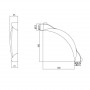 Кутовий фіксатор для труби Thermo Alliance Standart 20 сталевий TAS347W20 SD00055956