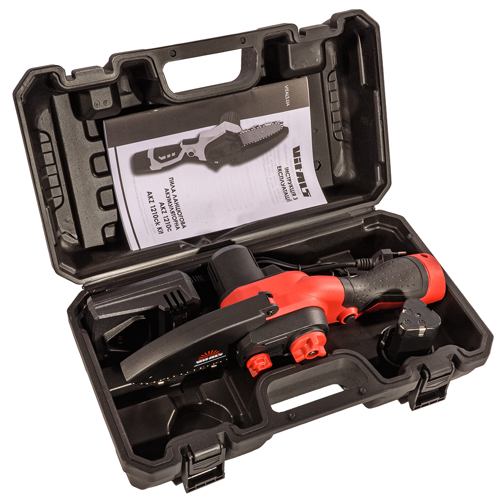 Пила ланцюгова акумуляторна Vitals AKZ 1210ck Kit 000235289