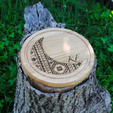 Кухонна дошка [25/30/35/40/45/50 см] з гравіруванням - орнамент