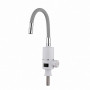 Проточний кран-водонагрівач з гнучким виливом для кухні Lidz Warm 065 LDWAR065GRE49096 White/Grey SD00055220