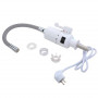 Проточний кран-водонагрівач з гнучким виливом для кухні Lidz Warm 065 LDWAR065GRE49096 White/Grey SD00055220