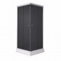 Душовий бокс Lidz Kubis SB90x90.SAT.LOW.GR, скло тоноване 4 мм SD00055514