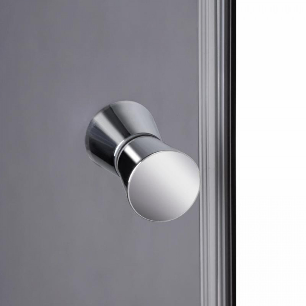 Душовий бокс Lidz Kubis SB90x90.SAT.LOW.GR, скло тоноване 4 мм SD00055514