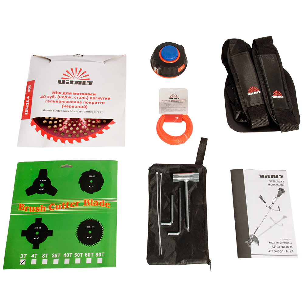 Коса акумуляторна Vitals Master AZT 36100-1n BL 000243559