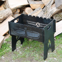 Мангал розбірний на 8 шампурів з індивідуальним гравіюванням - BMW