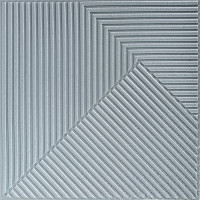 Панель стеновая 3D 500х500х5мм Бамбук Серый SW-00002878