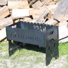 Мангал розбірний на 8 шампурів з індивідуальним гравіюванням