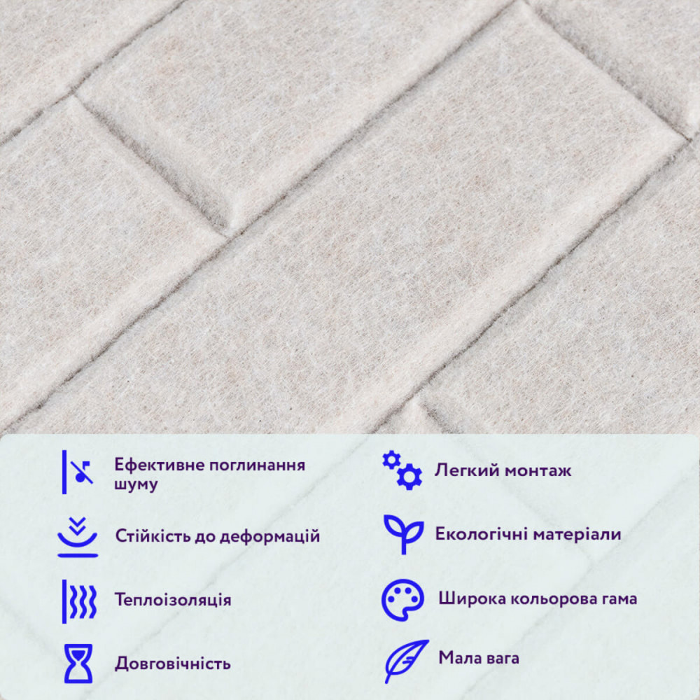 Звукоизоляционная панель 600х600х9мм Серая SW-00002703 SW-00002703