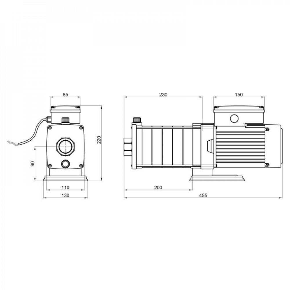 Насос самовсмоктувальний багатоступінчастий Thermo Alliance SRM-306 0,92 кВт SD00046825