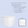 Готове рішення Qtap для ванної кімнати: підвісний унітаз Tern Ultra Quiet 525x345x360 + комплект інсталяції Standard (кругла клавіша Black) SD00057687