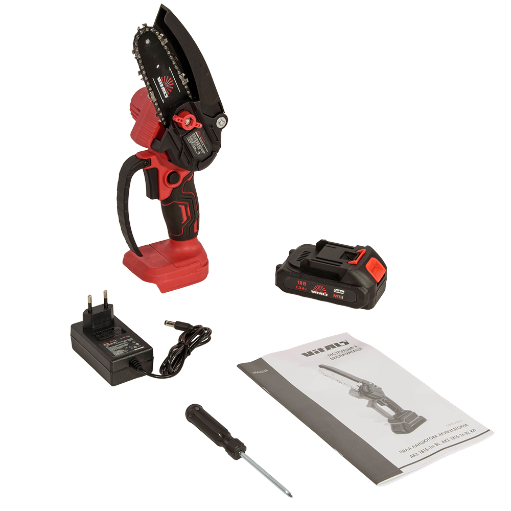 Пила ланцюгова акумуляторна Vitals AKZ 1810-1n Kit 000242175