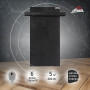 Рушникосушарка керамічна електрична HEATS 200Вт до 4кв.м Anthracite/Антрацит з терморегулятором на вилці HEATS-P200TR-A