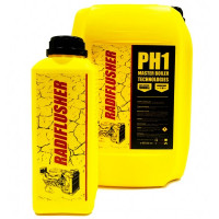 RADIFLUSHER pH1, 1 л — рідина для промивання систем охолодження, печок, радіаторів