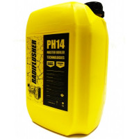 Лужний засіб для промивання радіатора, пічки, системи охолодження авто RADIFLUSHER pH14, 10 л
