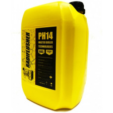 Лужний засіб для промивання радіатора, пічки, системи охолодження авто RADIFLUSHER pH14, 10 л