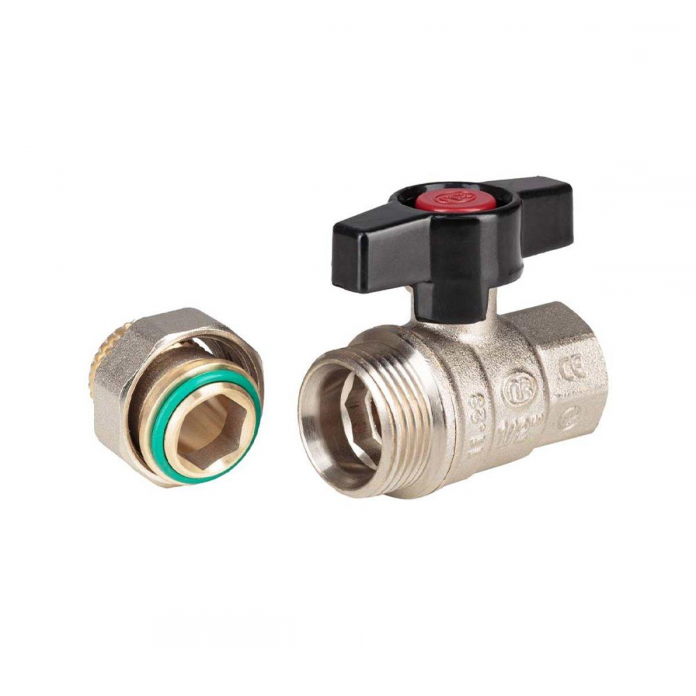 Кран шаровой с американкой прямой MAREK 3/4" (MV32) MV32