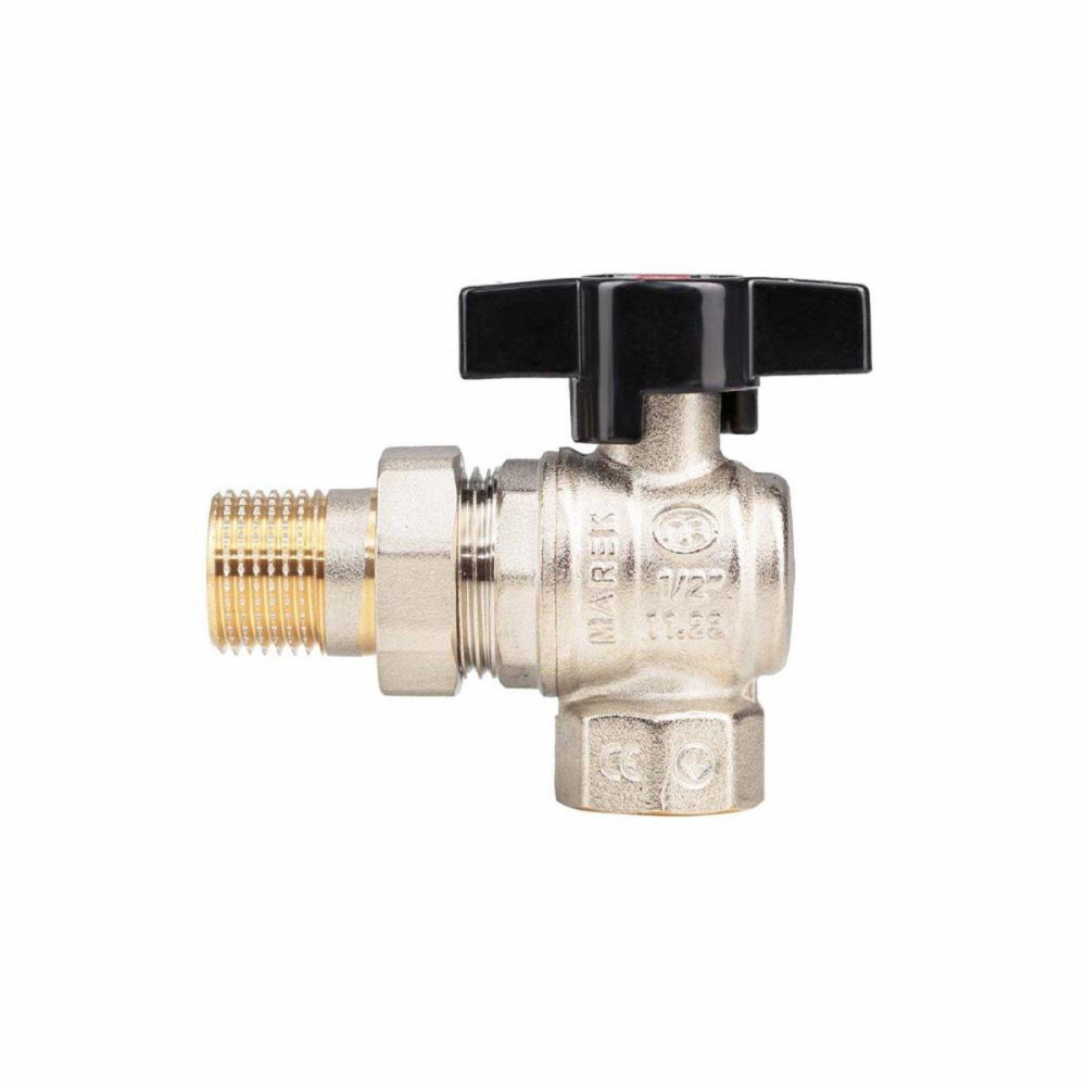 Кран шаровый с американкой угловой MAREK 1" (MV43) MV43
