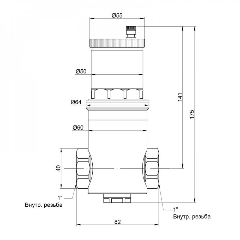 Дегазатор Icma 1" №740 SD00004365
